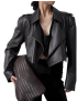 Motorcycle-style Leather Jacket