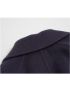 Long pure wool coat with a suit collar