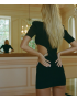 Hollow Knitted Pearl Sexy Hot Girl Skirt