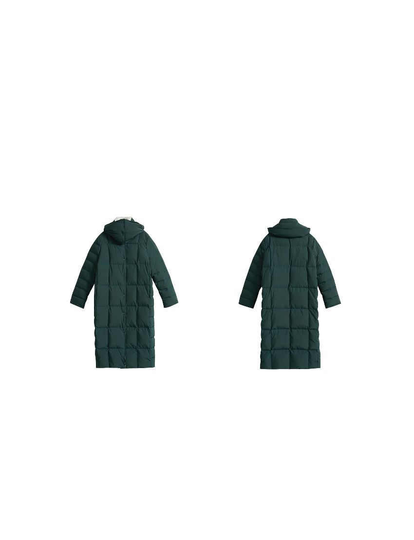 Mink Fur Collar Down Coat